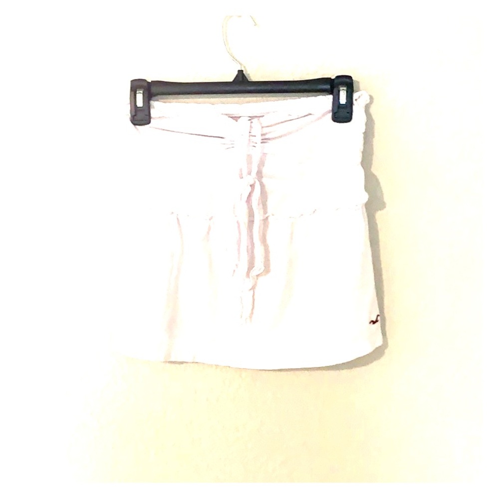 White Hollister halter top